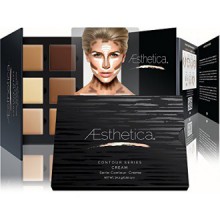 Aesthetica Cosmetics Cream Contour and Highlighting Makeup Kit - Contouring Foundation / Concealer Palette - Vegan, Cruelty