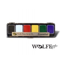 Wolfe 6 Color Palette/Face Paint Kit (Skinz)