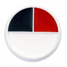 Ben Nye Couleur Maquillage Roues - Rouge, Blanc, Noir RB (3 couleurs)