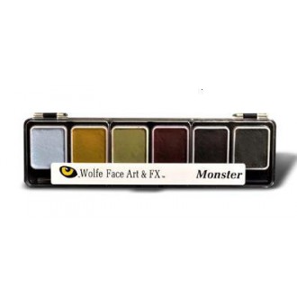Wolfe Fx MONSTER Palette Face Paint - Refillable