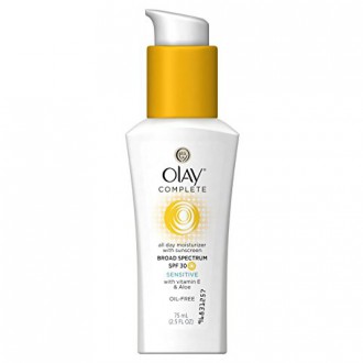 Olay Complete Daily Defense All Day Moisturizer With Sunscreen SPF30 Sensitive Skin, 2.5 fl. Oz., (Pack of 2)