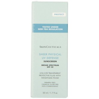 Skinceuticals Sheer physique Uv Defense SPF 50 à large spectre Sunscreen Fluid, 1.7-Ounce