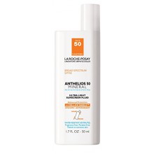 La Roche-Posay Anthelios 50 Mineral Ultra-Light Facial Sunscreen Fluid for Sensitive Skin, Water Resistant with SPF 50, 1.7