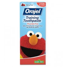 Orajel Elmo Fluoride-Free Training Toothpaste, 1.5 Oz