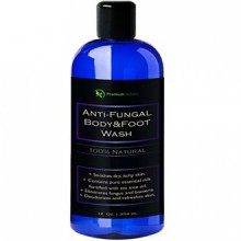 Antifungal Body & Foot Wash, 100% Natural Fungal Soap, Kills Bacteria, Athletes Foot, By Premium Nature