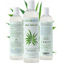 Aloe Vera Gel Grande pour le visage, les cheveux, Sunburn, acné, Razor Bumps, psoriasis, eczéma.