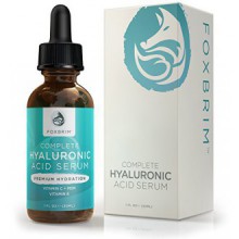 Hyaluronic Acid Serum - Pure Hyaluronic Acid Serum with Vitamin C - Natural Ingredients Green Tea, Vitamin E, Jojoba Oil &