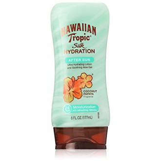 Hawaiian Tropic Silk Hydratation Hydratant Sun Care After Sun Lotion - Coconut Papaya, 6 Ounce