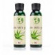 Aloe Vera Gel - 99.75% Pure, Cold Pressed, Organic Aloe Vera Skin Care - Two 4oz Bottles - For All Types of Skin and Hair -