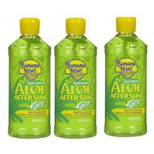 Banana Boat Aloe Aftersun Gel Soothes Dry Sunburned Skin: Size 16 Oz (Pack of 3)