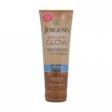 Jergens Natural Glow + Fermeté Hydratant quotidien moyen à Tan Skin Tones 7,5 oz