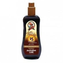 Australian Gold SPF Gel 15 Spray avec Bronzer, 8 Ounce