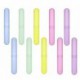 Amariver Pack de 10 Assort plástico de color del cepillo de dientes del caso / soporte para el uso de viaje