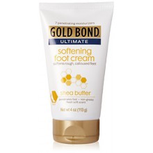 Crème pour les pieds Gold Bond ultime adoucissement avec du beurre de karité, 4 Ounce