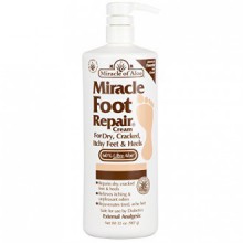 Miracle of Aloe Miracle Foot Repair Cream 32 Oz As Seen On TV Guarantees to Repair Dry, Cracked Feet & Heels! Helps Stop