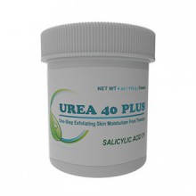 Urée Cream 40 Plus 2% Crème acide salicylique, Dermatologue recommandé Foot Therapy Hydratant One-Step Exfoliant peau, 4 oz