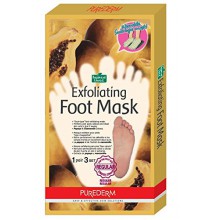 Masque Purederm exfoliant Foot - pèle callosités et les peaux mortes en 2 semaines! (3 Pack (3 traitements), régulier)