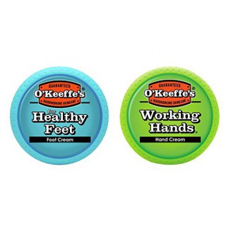 O'Keeffe's Working Hands & Healthy Feet Combination Pack of Jars