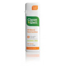 CleanWell main naturelle Sanitizer- 1 oz Spray - orange parfum de vanille (Pack of 6)