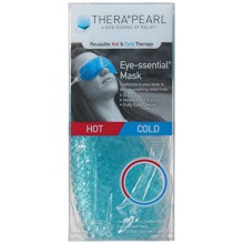 Máscara TheraPearl Eye-ssential, reutilizable caliente fría Terapia máscara de ojo con perlas de gel