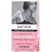 Parissa Wax Strips, Assorted Sensitive, 24 Count