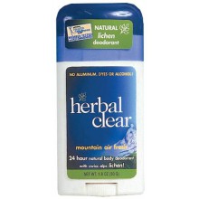 Herbal Clear Mountain Fresh Air Déodorant, Alpes suisses Lichen, 1.8 Ounce