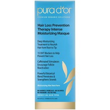 Thérapie de prévention PURA D'OR Perte de cheveux Hydratation Intense Masque, 12 Fluid Ounce