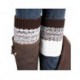 OVERMAL 2016 Jacquard Knitted Leg Warmers Socks Boot Cover