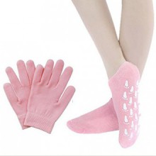 Tinksky Unisex Beauty Spa ablanda el Cuidado de la Piel Tratamiento Hidratante Gel Calcetines Guantes Set