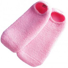 Deseau hydratantes Chaussettes - Coton Luxueux souple avec Thermoplastique Gel Doublure infusé avec des huiles botaniques - Une 