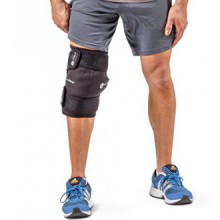 Chaud / Froid Knee Wrap - Réduit la douleur au genou à droite ou à gauche du genou. Permet une mobilité tout en soutenant. Const