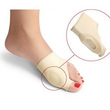 Aokbean Durable Elastic Gel Lined Bunion Protector Sleeve Corrector Pad for Adult -1 Pair (023 Nude)