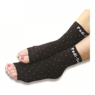 Pedi Sox Tuxedo Black 1 pair