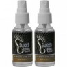 Conjunto de 2 de desodorización de zapatos Spray - Pies dulces Spray - Etiqueta Negro