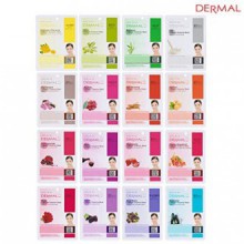 Dermal Corée du collagène Essence Full Face Masque Sheet (16 Combo Pack)