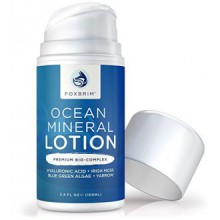 Foxbrim Ocean Mineral Lotion & Face Moisturizer - Seaweed Bio-Complex, 100mL/3.4oz