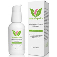 Amara Organics Anti Aging Face Cream Moisturizer with Resveratrol & Peptides, 2 fl. oz.