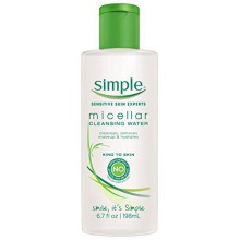 Agua limpiadora sencilla, micelar - 6,7 oz