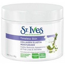 St. Ives piel Timeless Crema hidratante facial, colágeno elastina 10 oz
