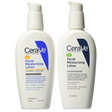 CeraVe Facial Lotion hydratante 3 oz AM / PM Bundle (L'emballage peut varier)