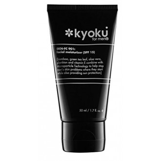 Kyoku For Men Hidratante Facial SPF 15 | Cuidado de la piel para los hombres que le ayudarán con el tratamiento del acné para lo