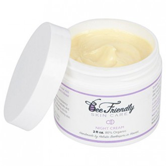 Best Night Cream 100% All Natural & 80% Organic Night Cream By BeeFriendly, Anti Wrinkle, Anti Aging, Deep Hydrating &