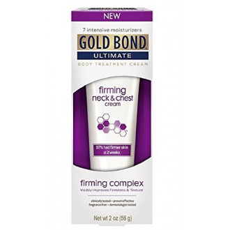 Último Gold Bond reafirmante de cuello y de la crema en el pecho, de 2 onzas (paquete de 2)