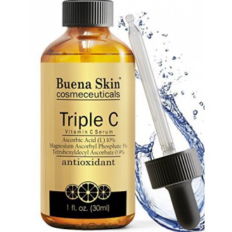 Buena piel Triple vitamina C en suero contra el envejecimiento Antioxidante - 1 oz