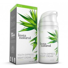 InstaNatural Crème de nuit - Best Hydratant pour le visage - Avec 5% Niacinamide, la vitamine B3, la vitamine C, Argan &amp; Hui