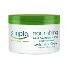 Simple Kind to Skin Cream, Nourishing 24 Hour Day and Night 1.7 oz