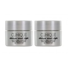 Clinique inteligente personalizada Noche-Repair Crema Hidratante Piel Mixta Seca - 1 oz / 30 ml (2 x 0,5 oz / 15 ml cada uno)