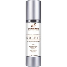 Art Naturals Facial Sunscreen SPF 30 & Tinted Moisturizer / Anti Aging Cream - 1.5 oz Water Resistant 80 Minutes - Made with
