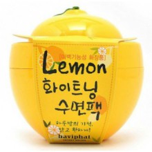 KOREAN COSMETICS, Baviphat_ Lemon whitening sleeping pack (100g, nutrition, moisturizing)[001KR]