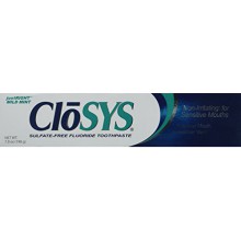 Closys Fluoride Toothpaste, Mild Mint, 7 Ounce